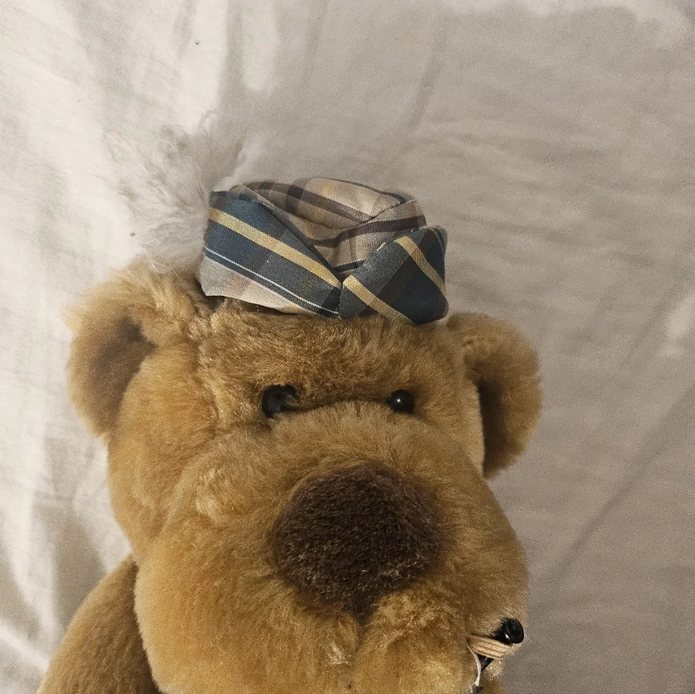 Tender Hearted Collectibles Plush Bear Irish‎ Bagpipes Windup Musical